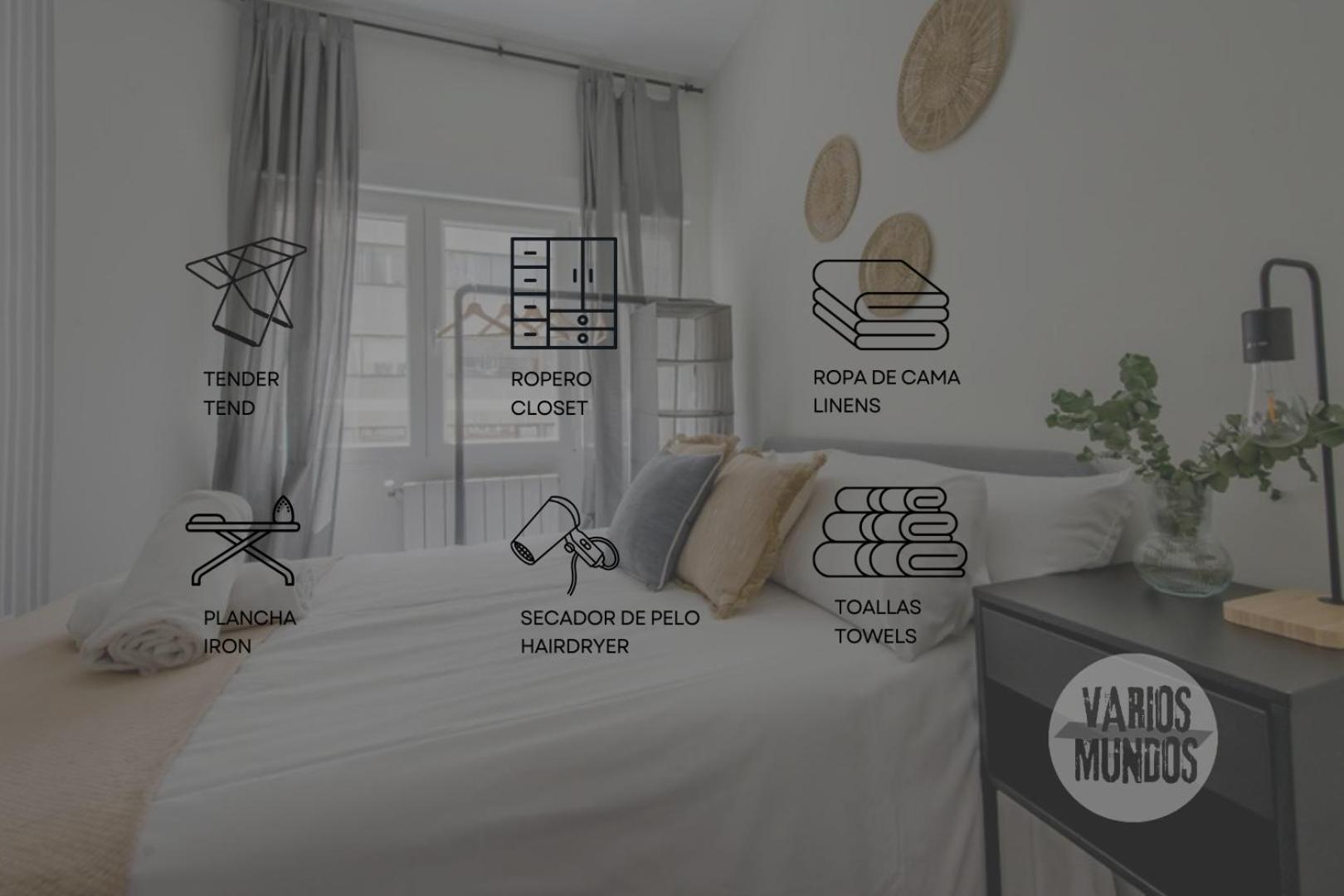 Excuisite New Apt En Gran Via Para 5Pax E2 Madryt Zewnętrze zdjęcie