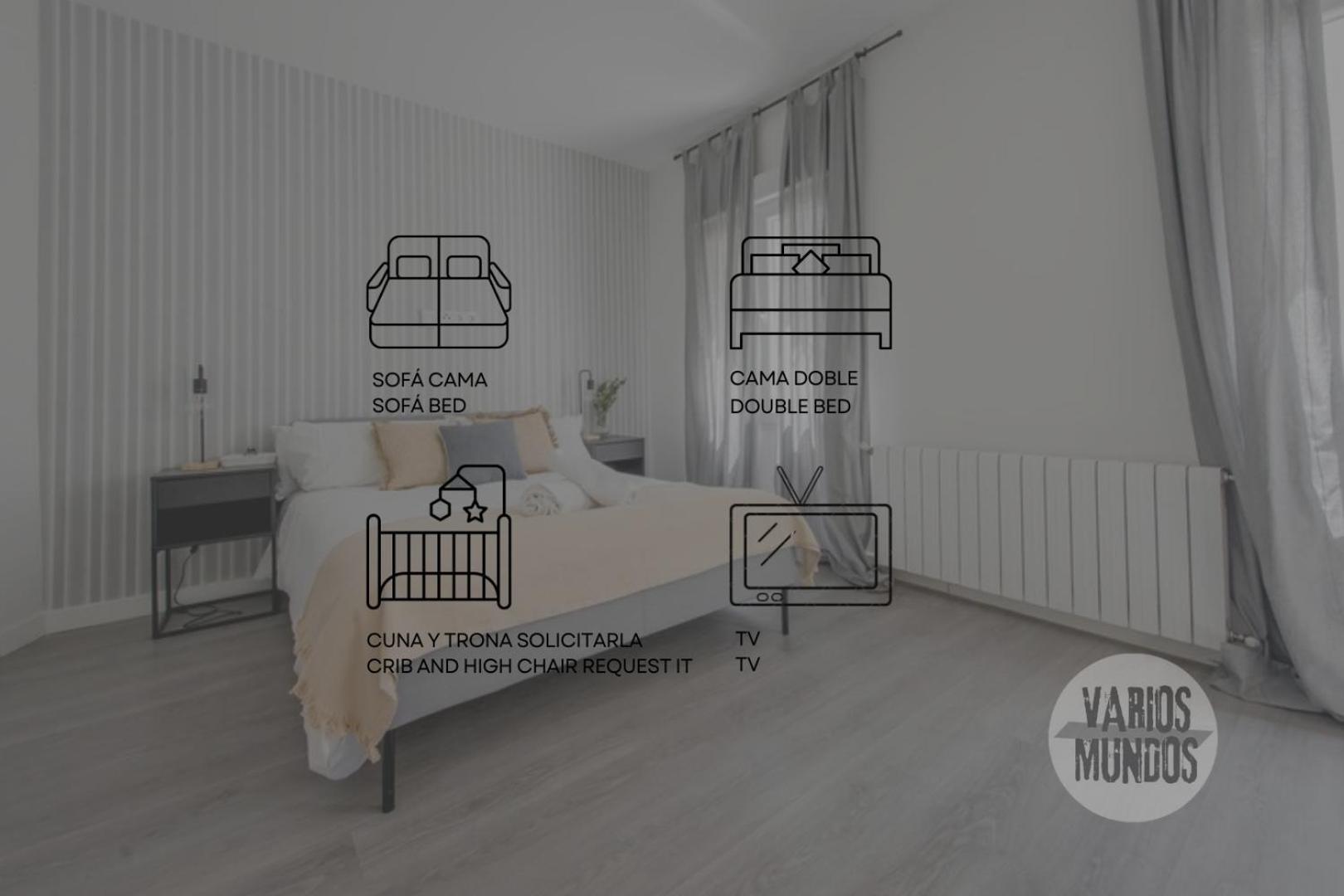 Excuisite New Apt En Gran Via Para 5Pax E2 Madryt Zewnętrze zdjęcie