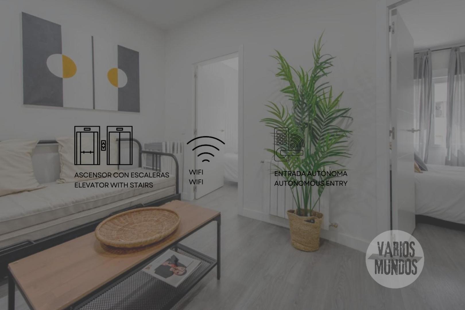 Excuisite New Apt En Gran Via Para 5Pax E2 Madryt Zewnętrze zdjęcie